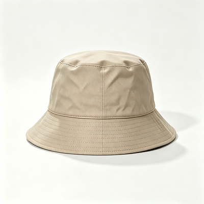 Sombrero de pesca de borde ancho estilo de ocio Sombrero de cubo reversible hecho a mano de tela de poliéster al 100% para uso cómodo al aire libre