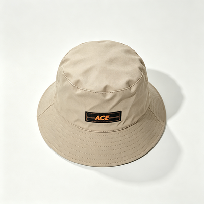 Sombrero de pesca de borde ancho estilo de ocio Sombrero de cubo reversible hecho a mano de tela de poliéster al 100% para uso cómodo al aire libre