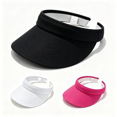 Impresión de pantalla visor solar tapa de correa ajustable borde curvo excelente opción para regalos corporativos y eventos
