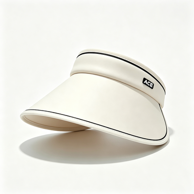 Gorra Visera Protectora Solar con Ala Ancha, Ligera, Transpirable, Correa Ajustable, Perfecta para Deportes al Aire Libre, Golf, Tenis, Correr