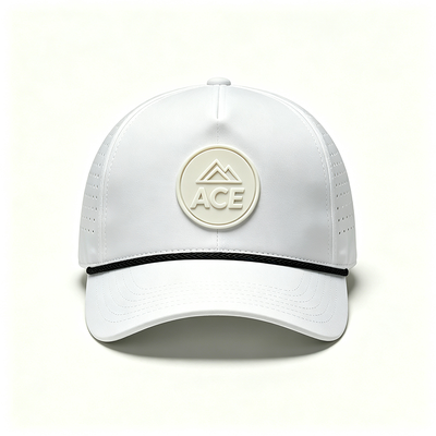 Logotipo delantero bordado 6 panel gorra de béisbol de un tamaño más ideal para los aficionados al deporte ligero cómodo y duradero