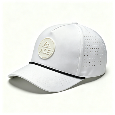 Logotipo delantero bordado 6 panel gorra de béisbol de un tamaño más ideal para los aficionados al deporte ligero cómodo y duradero