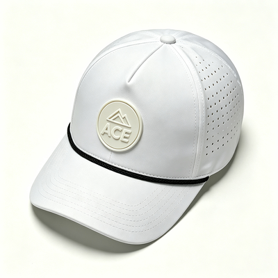 Logotipo delantero bordado 6 panel gorra de béisbol de un tamaño más ideal para los aficionados al deporte ligero cómodo y duradero