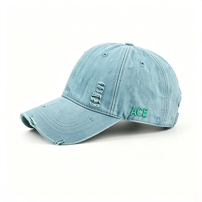 Gorras deportivas 100% sarga de algodón para papá con correa ajustable y bordado plano para un ajuste cómodo