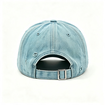 Gorras deportivas 100% sarga de algodón para papá con correa ajustable y bordado plano para un ajuste cómodo
