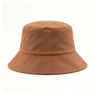 Fleece Lined Polyester Cotton Bucket Hat Embroidered Vintage Fisherman Hat Warm Autumn Winter Hat