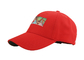 Bordado de encargo mezclado rojo adulto impresionante del remiendo de la tela de los sombreros del papá de los deportes