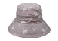 Modificado para requisitos particulares imprimiendo el sombrero rosado del cubo de la hembra adulta de la sombrilla del bloque del sol