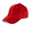 Gorra de béisbol de encargo del sombrero del terciopelo del llano del bordado del invierno de alta calidad, sombrero del papá del terciopelo