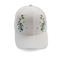 La flor bordada linda de las gorras de béisbol de las señoras del verano modeló el tamaño de 56~60 cm