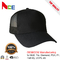el sombrero del camionero del poliéster del tamaño de los 58cm/todo el sombrero negro del camionero bordó el modelo