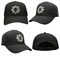 El sombrero de béisbol del poliéster de seis hombres del panel, diseña su propio sombrero bordado del casquillo