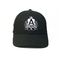 Color negro en blanco claramente de encargo bordado ajustable al aire libre de las gorras de béisbol