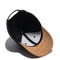 Snapback de madera del panel del borde 5/gorra de béisbol de madera de los sombreros de Bill del poliéster