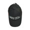 Color negro ISO9001 del bordado del panel plano promocional de las gorras de béisbol 6