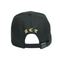 Modifique 6 para requisitos particulares negros - las gorras de béisbol planas de los deportes del logotipo del bordado del panel