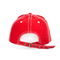 Adjustable Fashion Style Customize Red 6-Panel Embroidery Woven Patch Logo Baseball Caps Hats