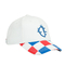 Sombrero del papá del panel del blanco 6/logotipo de encargo del bordado que imprime el casquillo del deporte del béisbol del cubo del metal de Bill