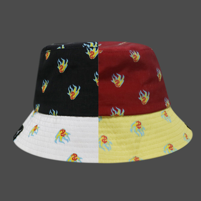 Modelo de alta calidad de encargo de la sublimación de la nueva moda de la llegada con el pequeño verano de la primavera de la etiqueta que pesca el sombrero/el casquillo del cubo