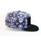 Impresión plana de Sublimination de los sombreros del Snapback del borde de la pintada del diseño creativo del estilo