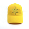 Amarillee las gorras de béisbol impresas los 5 paneles/gorras de béisbol de la moda de S de las mujeres ‘