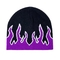 El diseño del fuego de la moda hace punto el estilo de Beanie Hats Woven Label Character