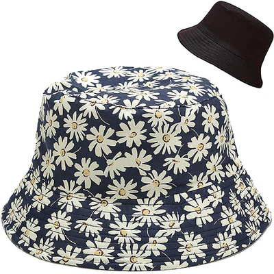 Pescador Bucket Hat del color sólido para el casquillo reversible de la pesca de la playa de Sun del verano del algodón de los hombres de las mujeres