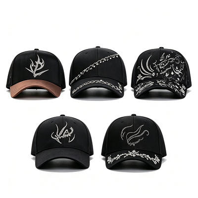 Gorra de béisbol personalizada de 6 paneles Aproximadamente 100 gramos Unisex Sombrero duradero y cómodo Adecuado para uso diario
